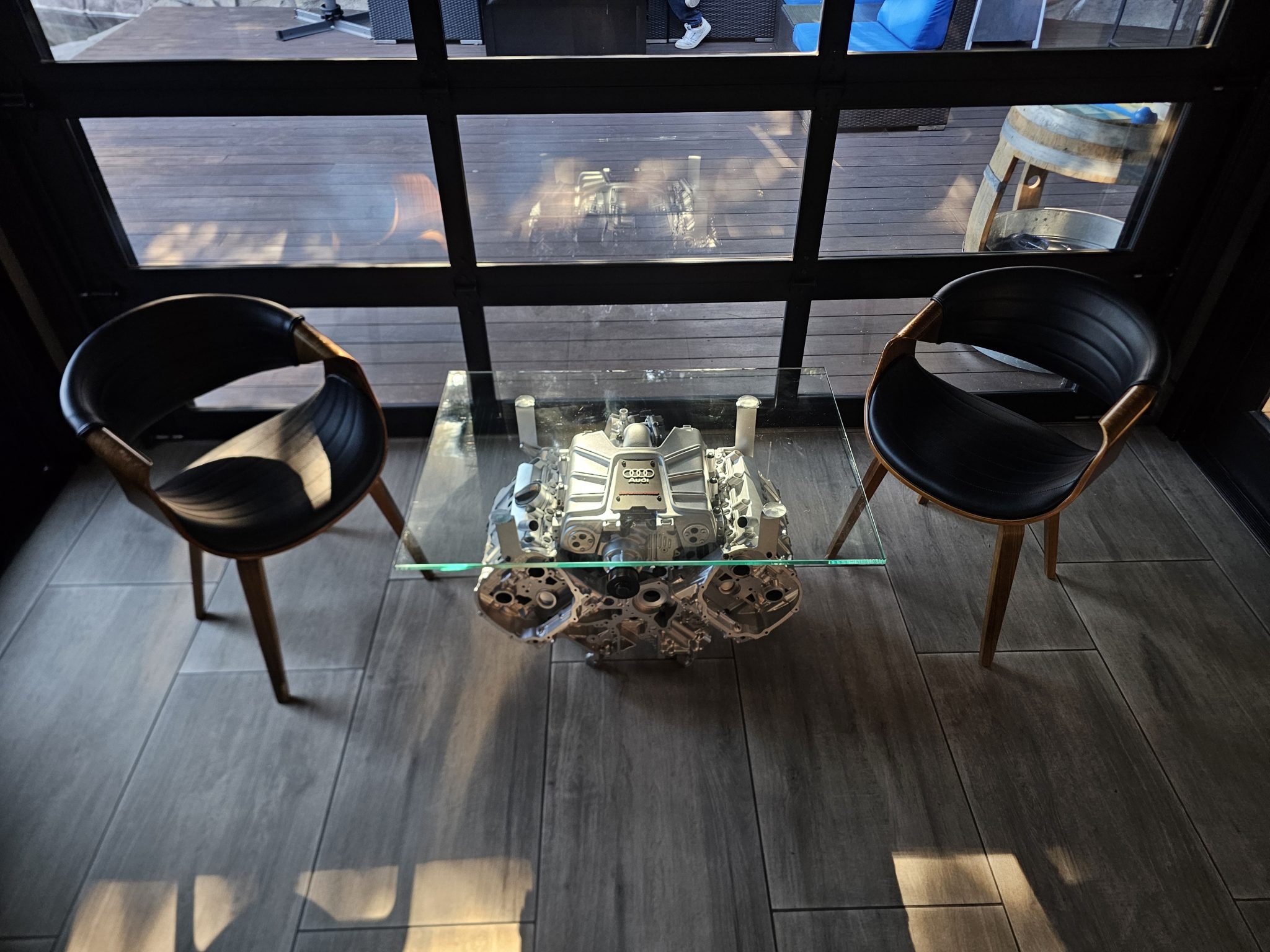 Audi Supercharged V6 Engine Coffee Table - Image 3