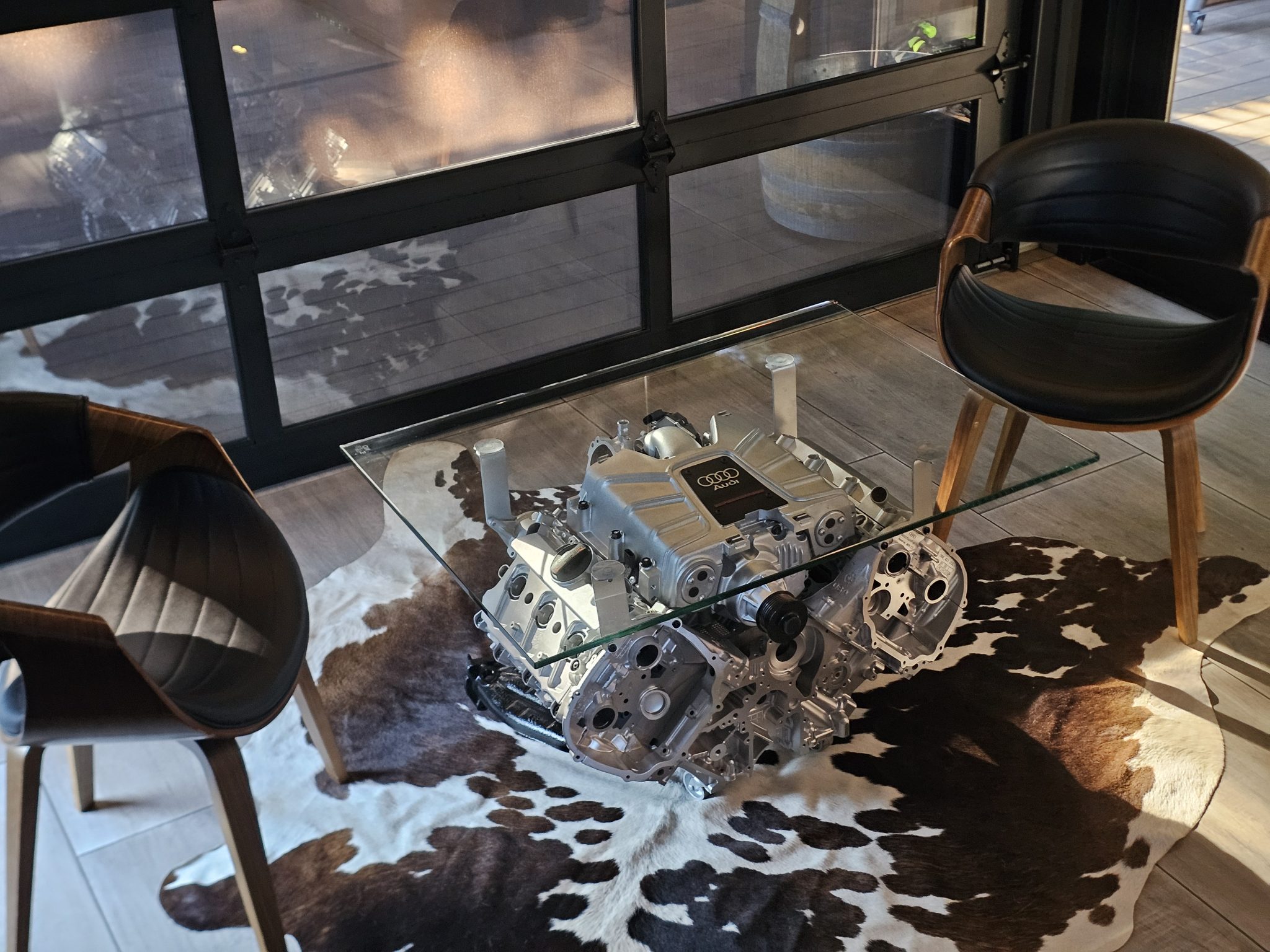 Audi Supercharged V6 Engine Coffee Table - Image 2