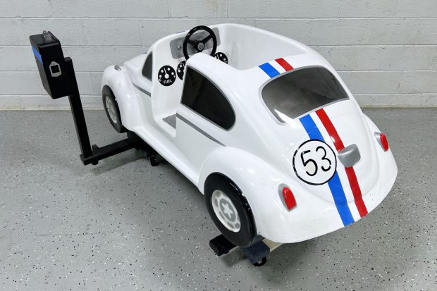 Herbie-Themed Volkswagen Beetle-Style Children’s Ride - Image 7