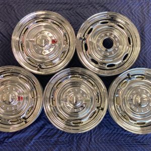 15×4.5″ Rudge Knock-Off Wheels and Brake Drums for Porsche 356
