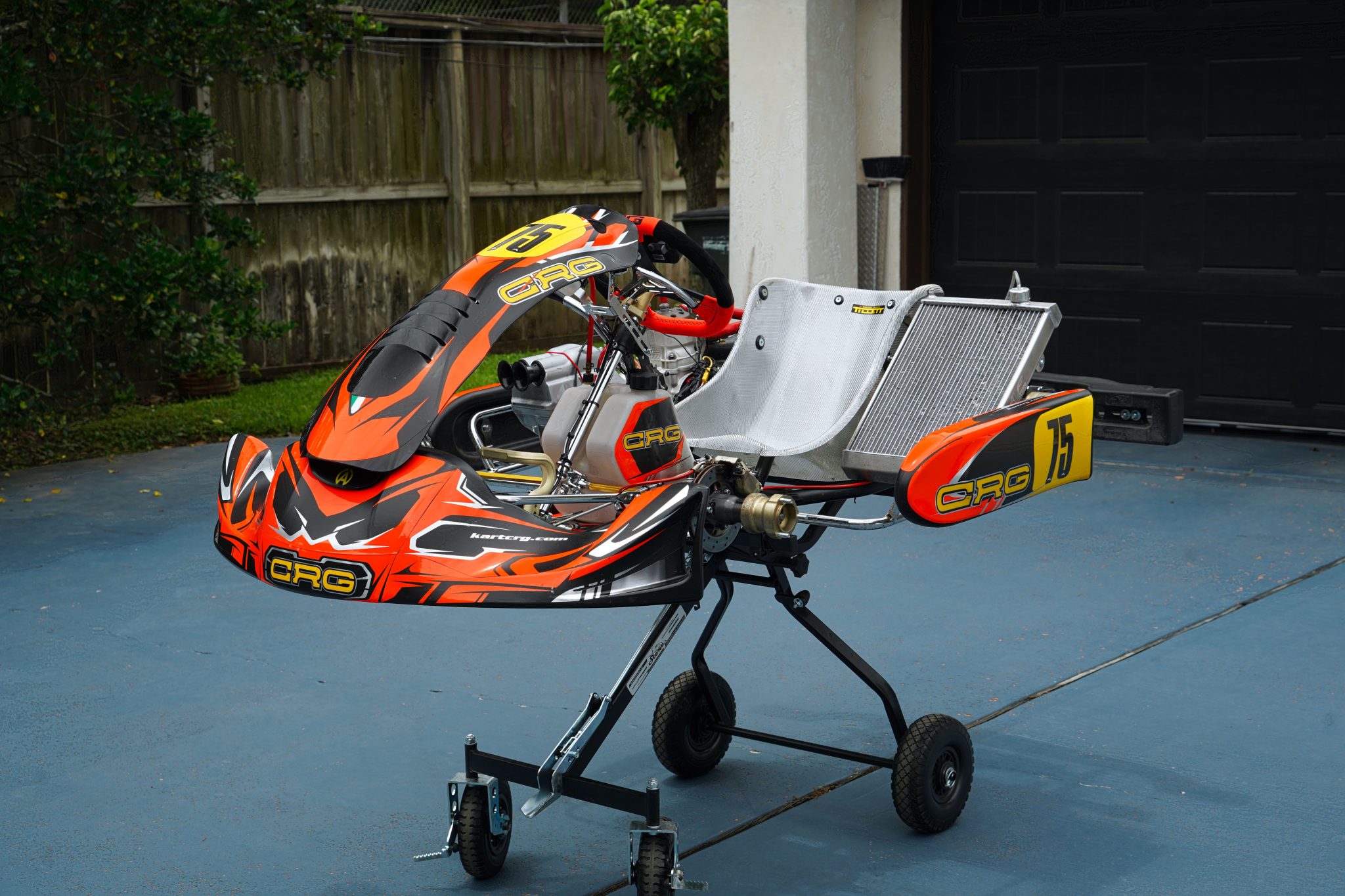 2025 CRG Road Rebel Shifter Go-Kart & Spare Parts w/Enclosed Trailer - Image 3