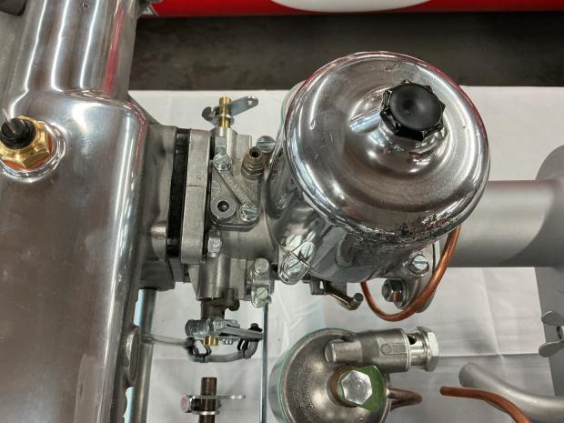 Three S.U. Carburetors and Intake Manifold for Jaguar - Image 6