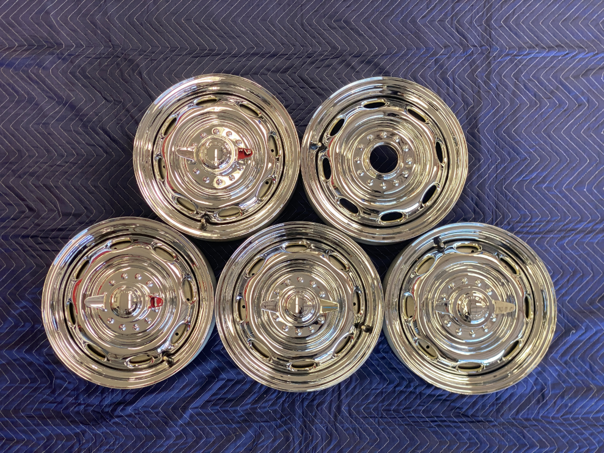 15×4.5″ Rudge Knock-Off Wheels and Brake Drums for Porsche 356 - Image 3