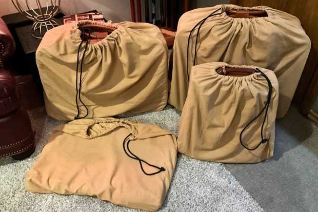 Five-Piece Ferrari 348 Luggage Set by Schedoni - Image 4