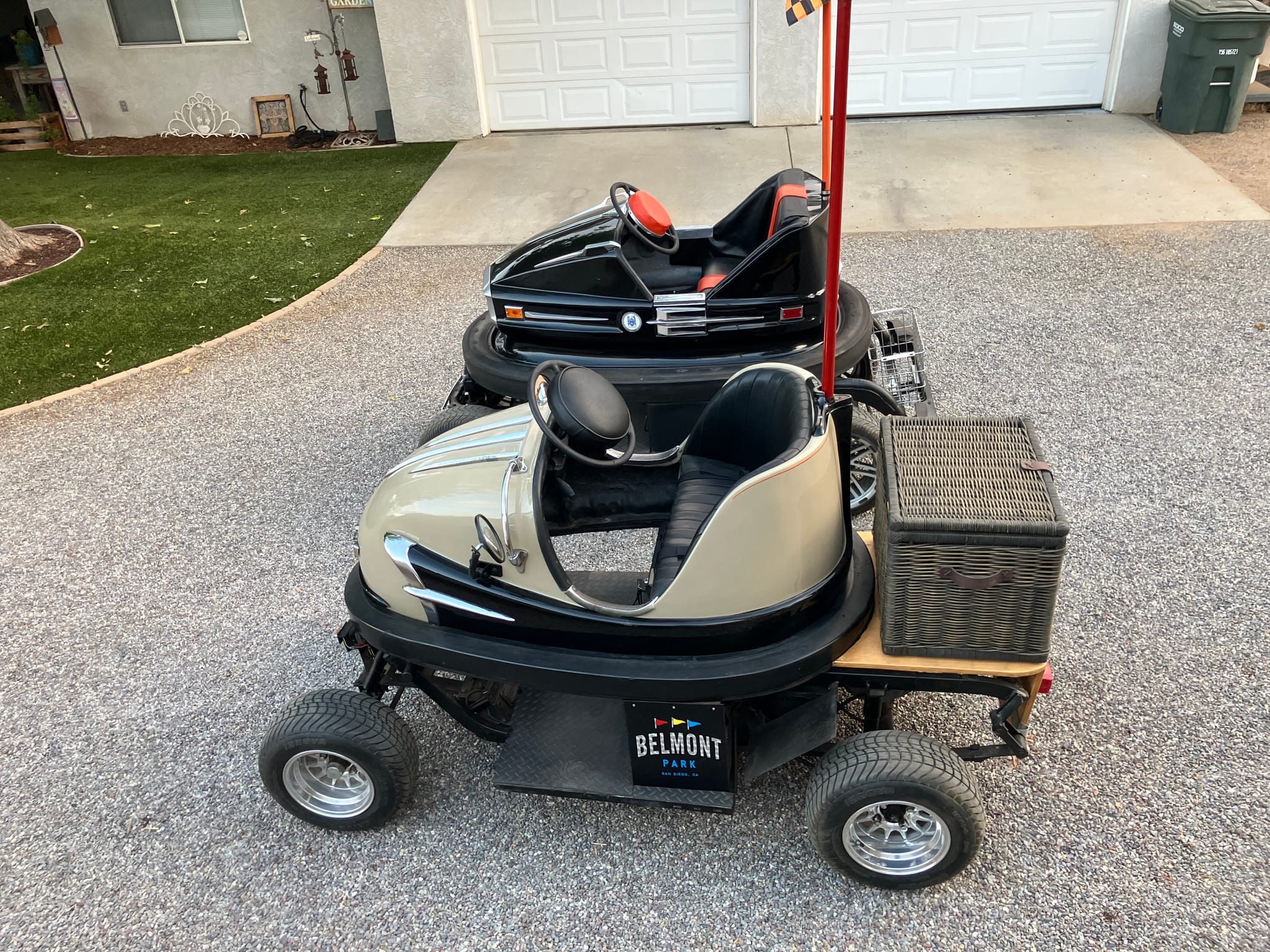 Dodgem and Lusse Bumper Car-Bodied E-Z-GO & Yamaha Golf Carts - Image 2