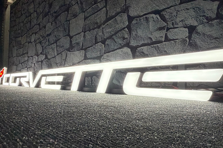 Illuminated Corvette Sign - Image 3