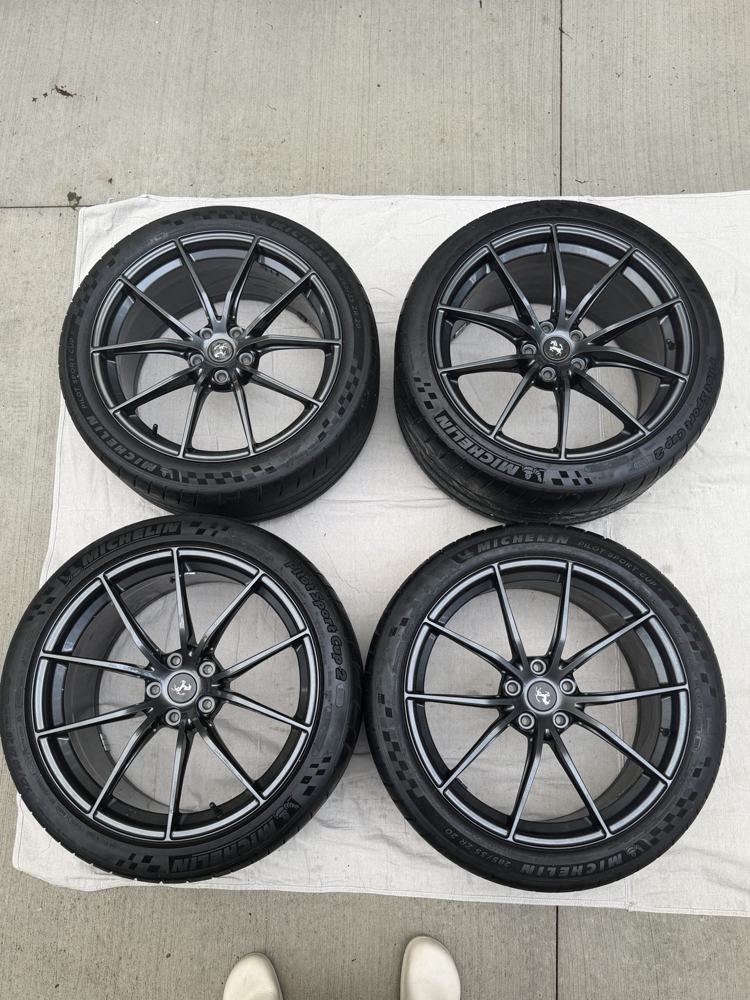 20×10″ and 20×11.5″ Factory Forged Ferrari 812 Wheels - Image 4
