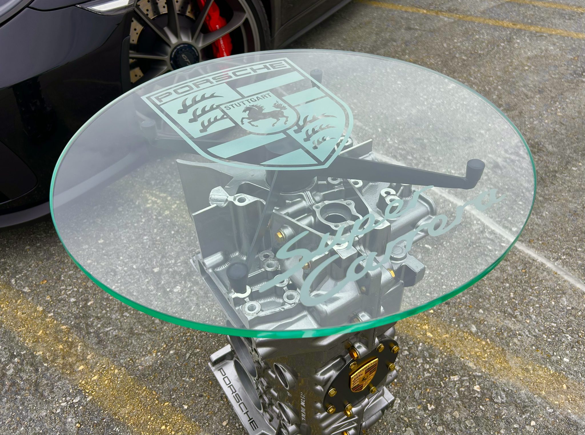 Porsche 911 Flat-Six Engine Case Table - Image 4