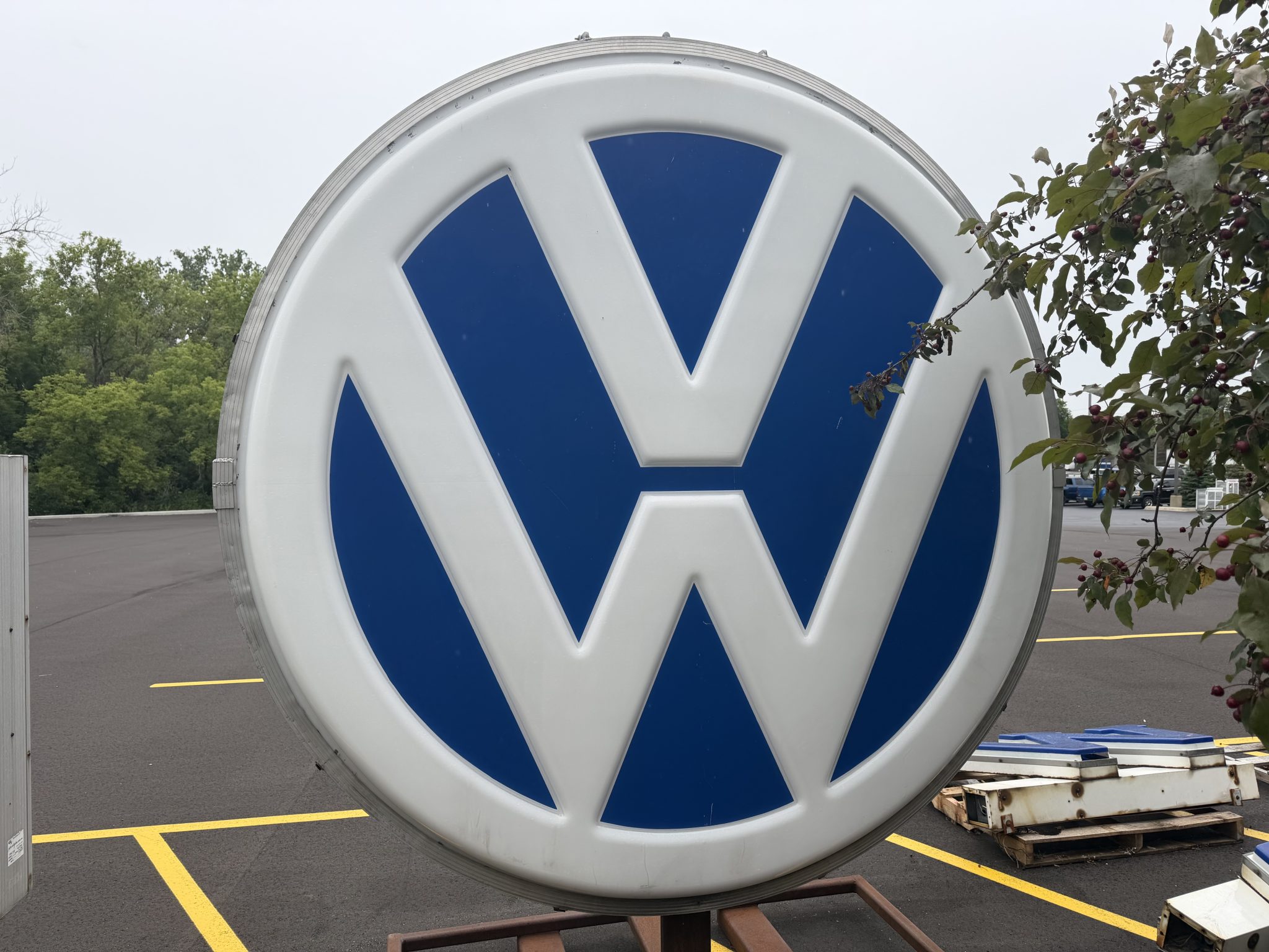 30-Years-Owned Double-Sided Volkswagen Sign - Image 3