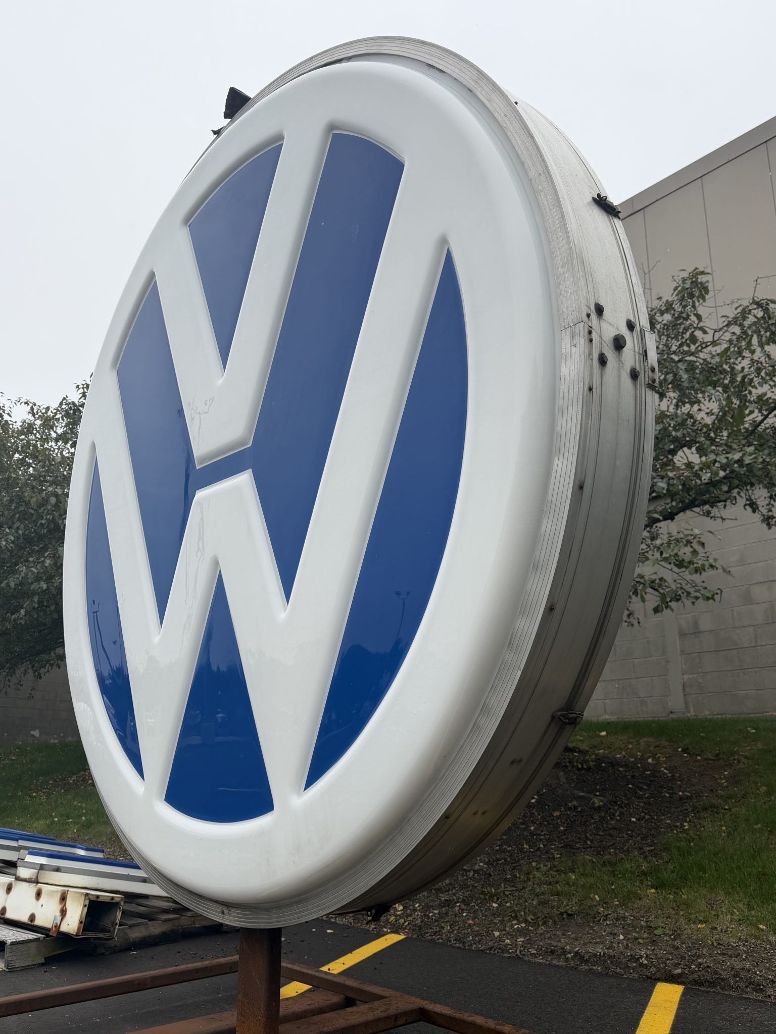 30-Years-Owned Double-Sided Volkswagen Sign - Image 2