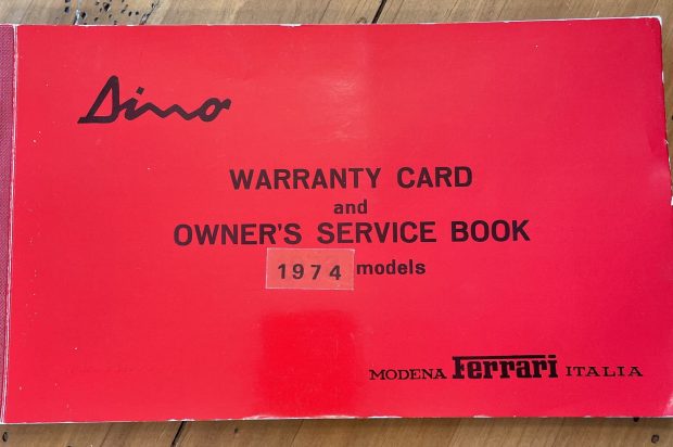 Ferrari Dino 246 GT Manuals & Leather Pouch - Image 8