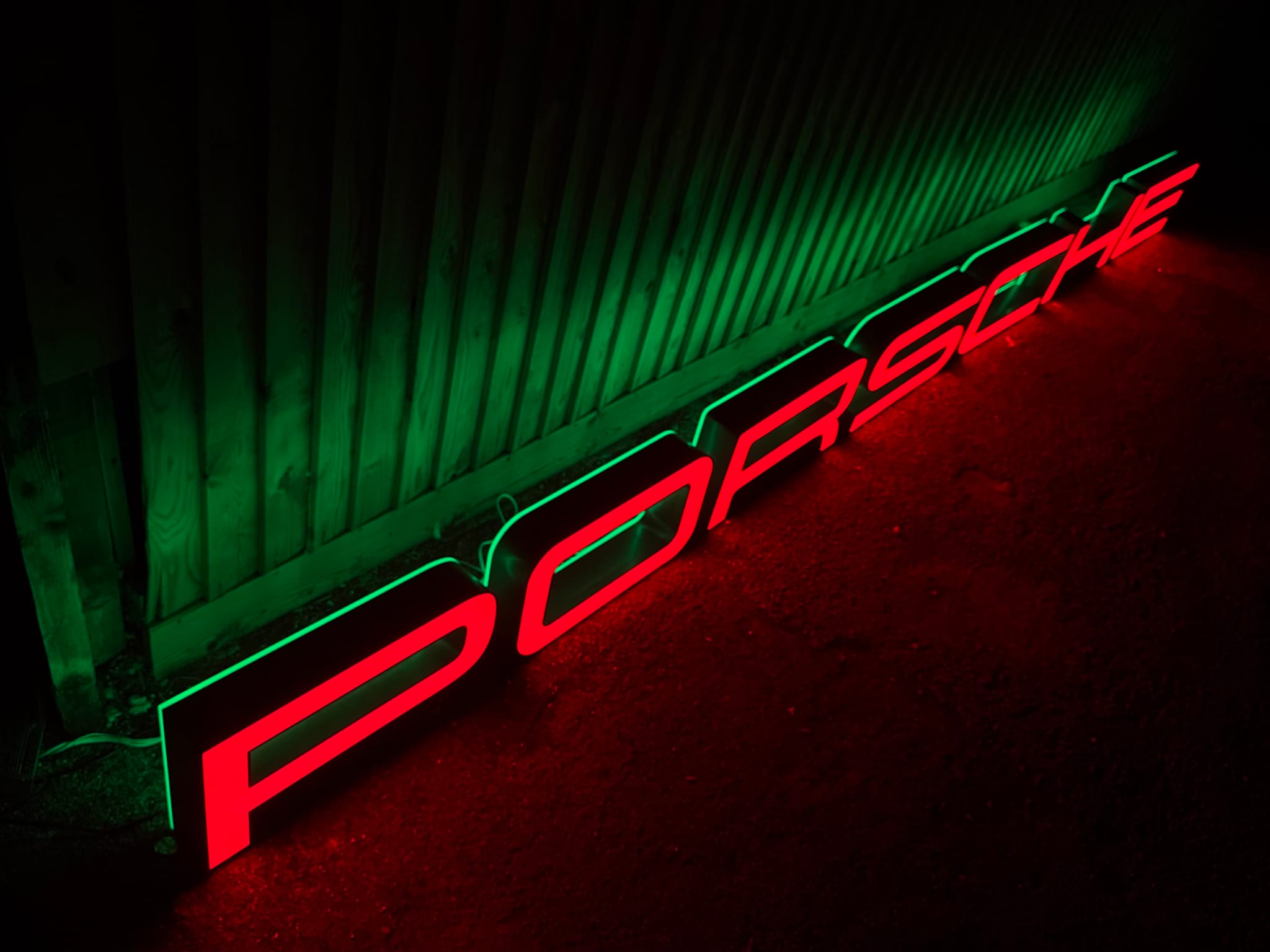 Illuminated Porsche Sign - Image 4