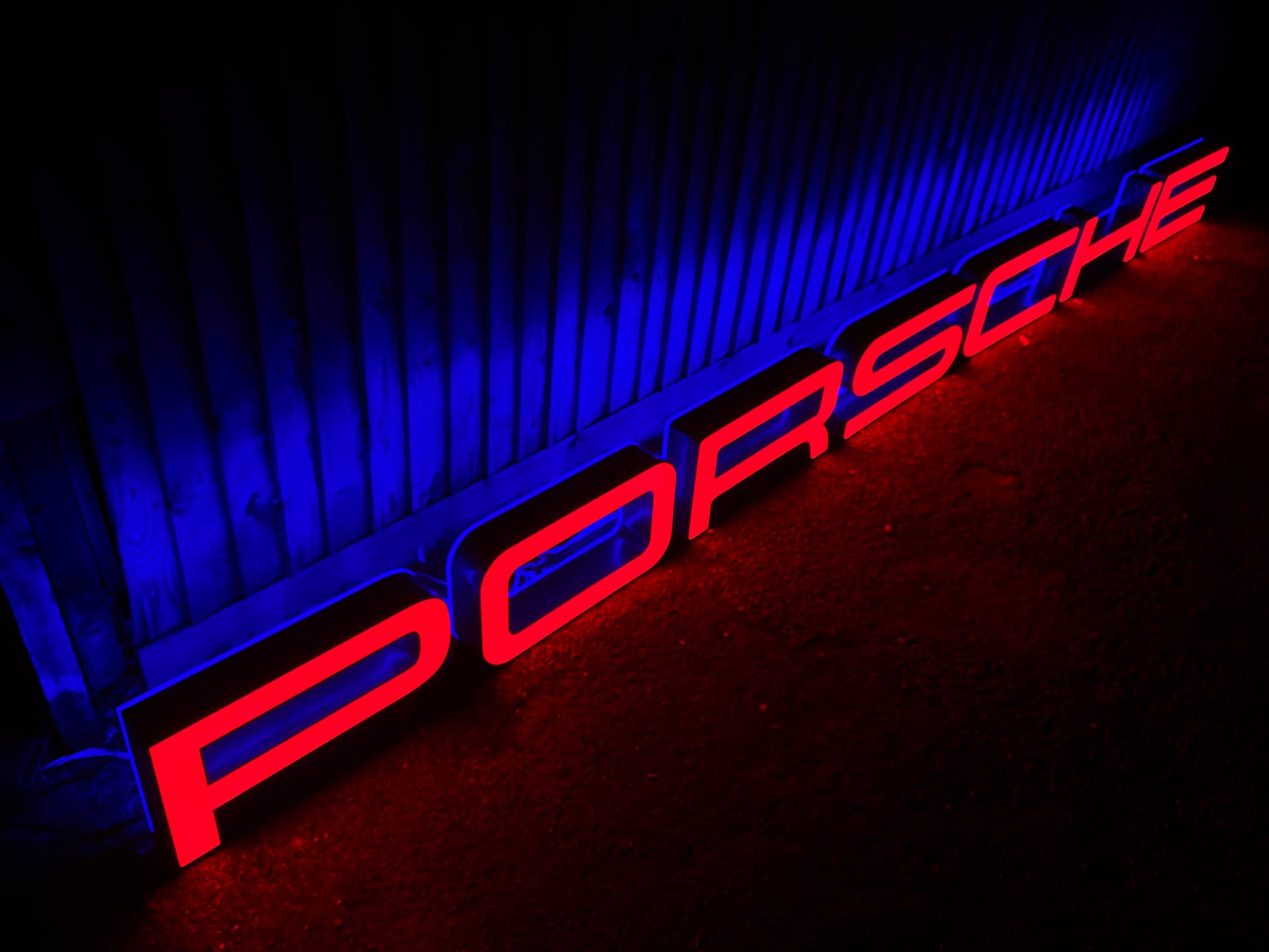 Illuminated Porsche Sign - Image 3