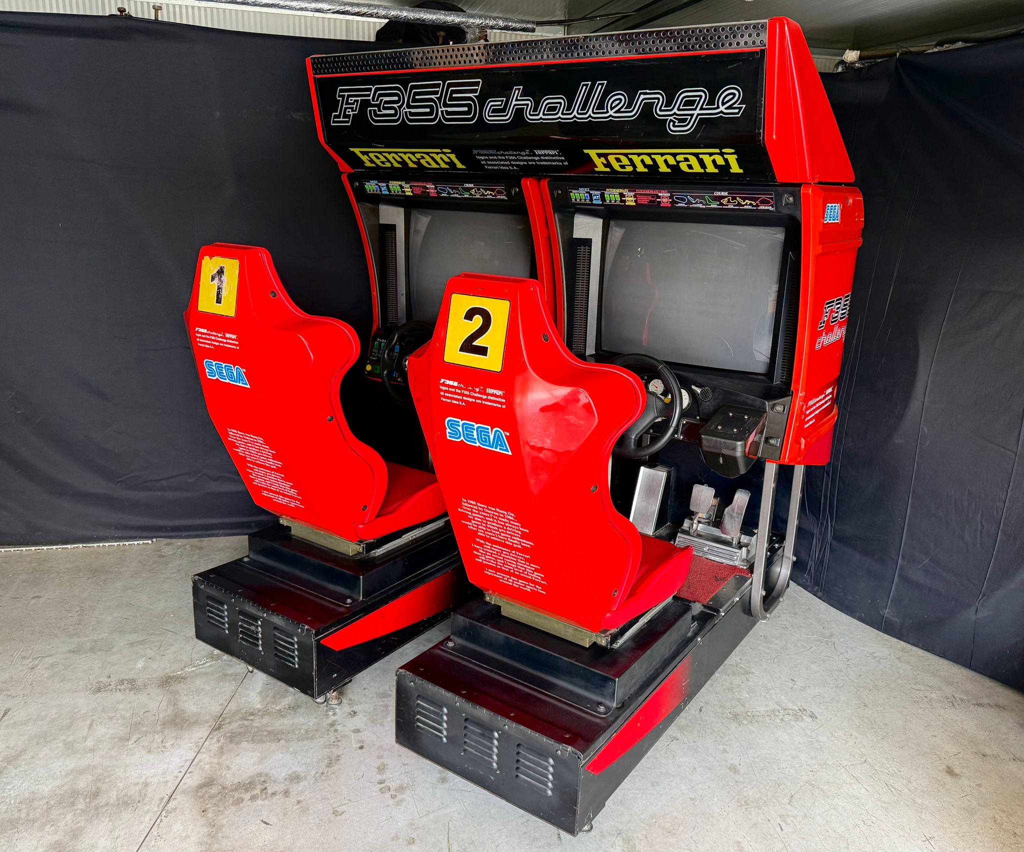 Sega Ferrari F355 Challenge Arcade Game - Image 2