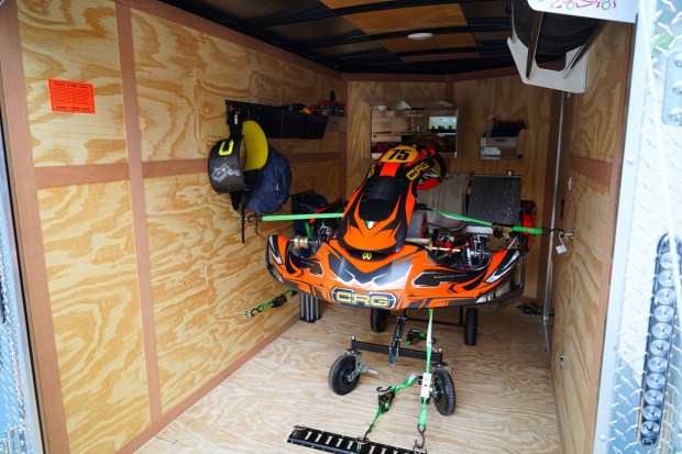 2025 CRG Road Rebel Shifter Go-Kart & Spare Parts w/Enclosed Trailer - Image 4