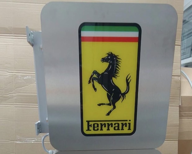 Double-Sided Illuminated Ferrari and Maserati Service Sign - Image 5