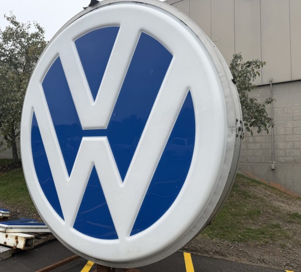 30-Years-Owned Double-Sided Volkswagen Sign - Image 5