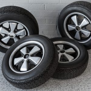 No Reserve: 15×6″ Fuchs Deep Six Wheels for Porsche