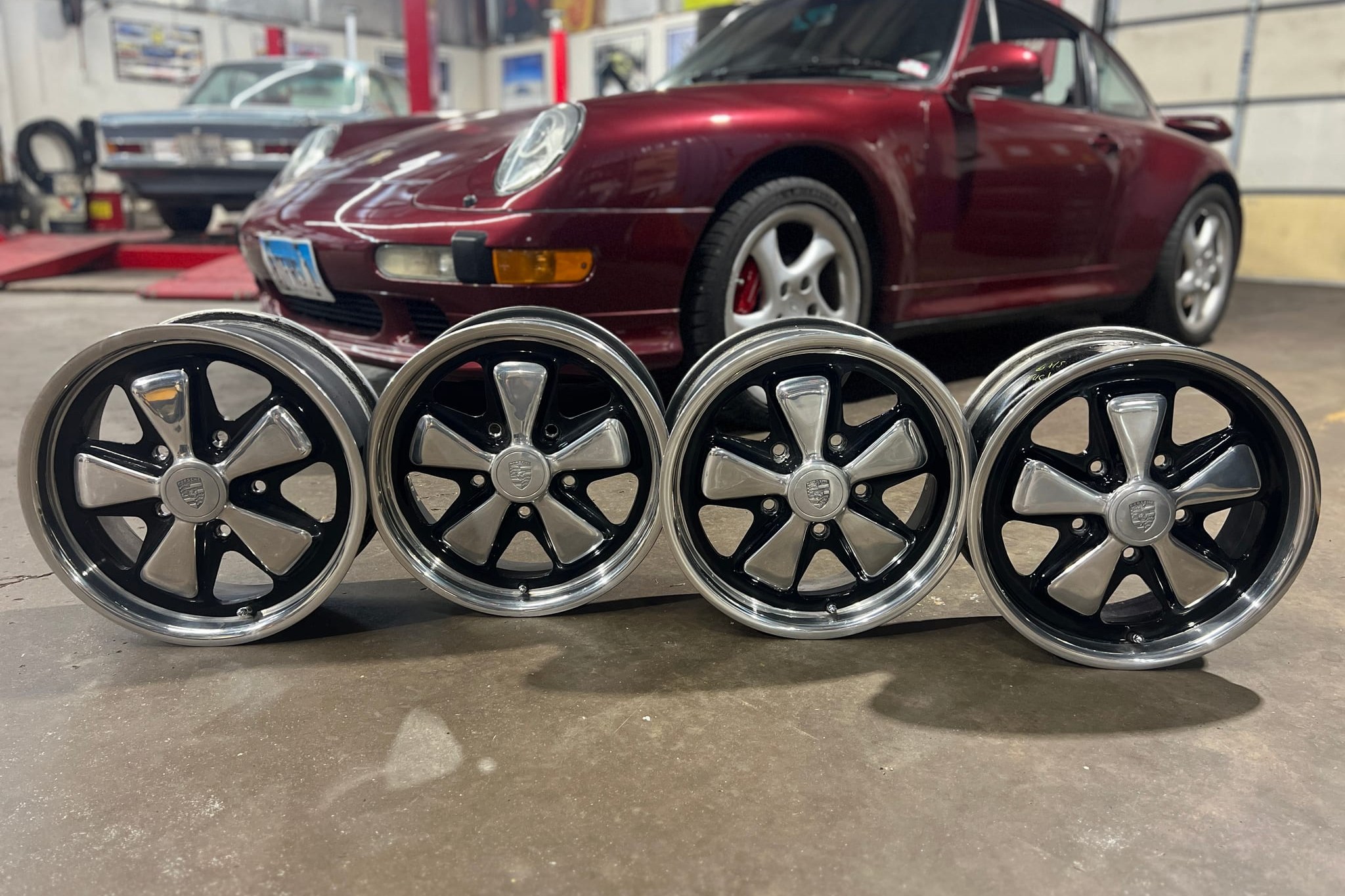 No Reserve: 15×6″ Fuchs Wheels for Porsche