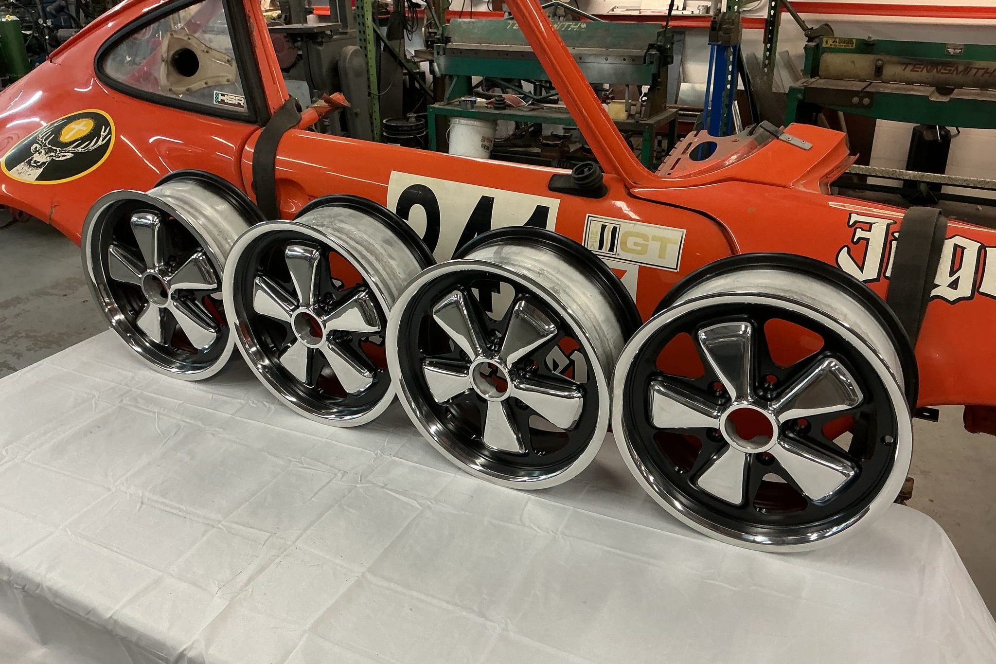 No Reserve: 15×6″ Fuchs Wheels for Porsche