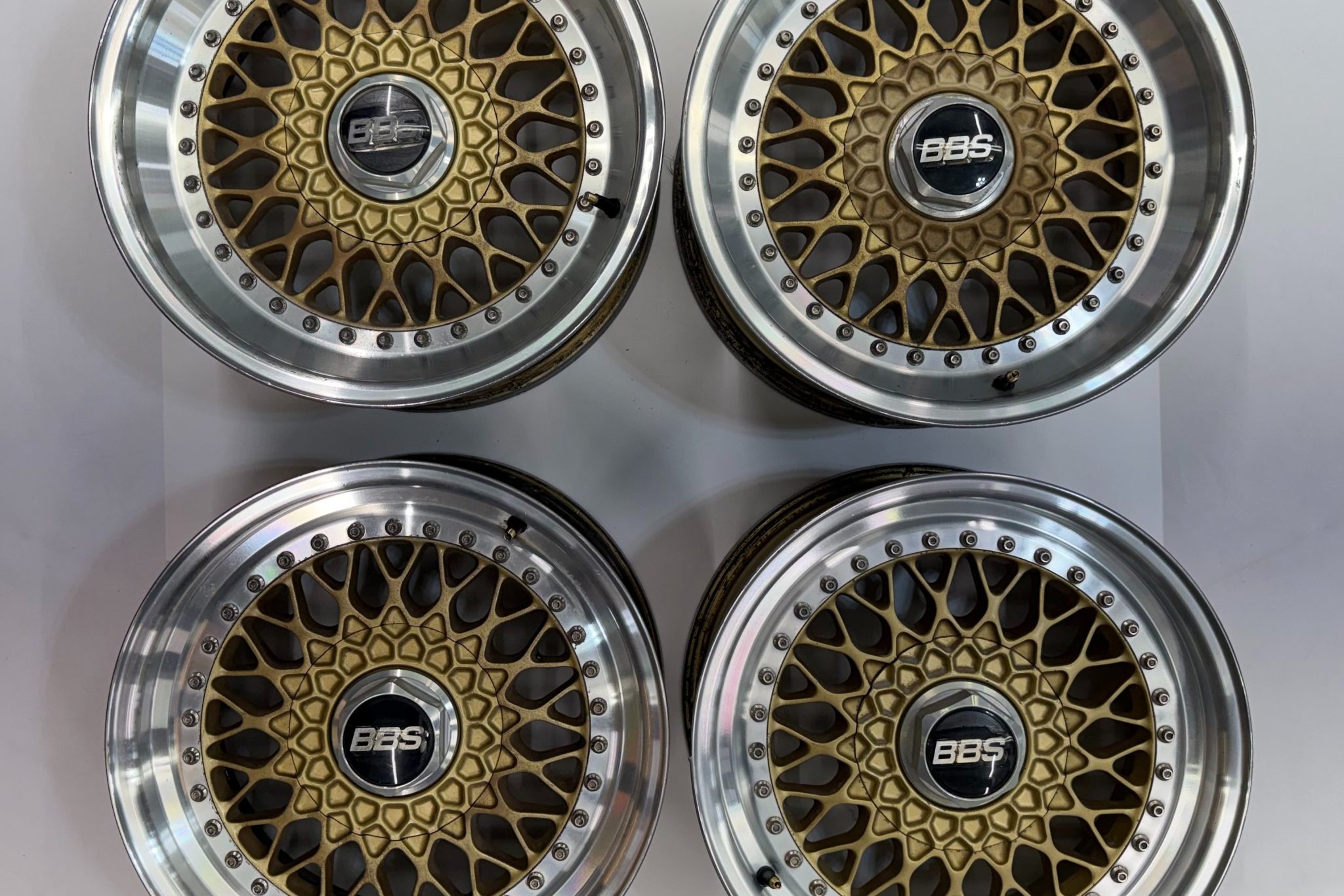 No Reserve: 16×7″ and 16×8″ BBS RS Wheels for Porsche