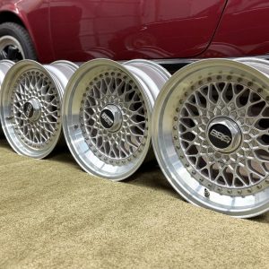 No Reserve: 16×7″ and 16×8″ BBS RS Wheels for Porsche