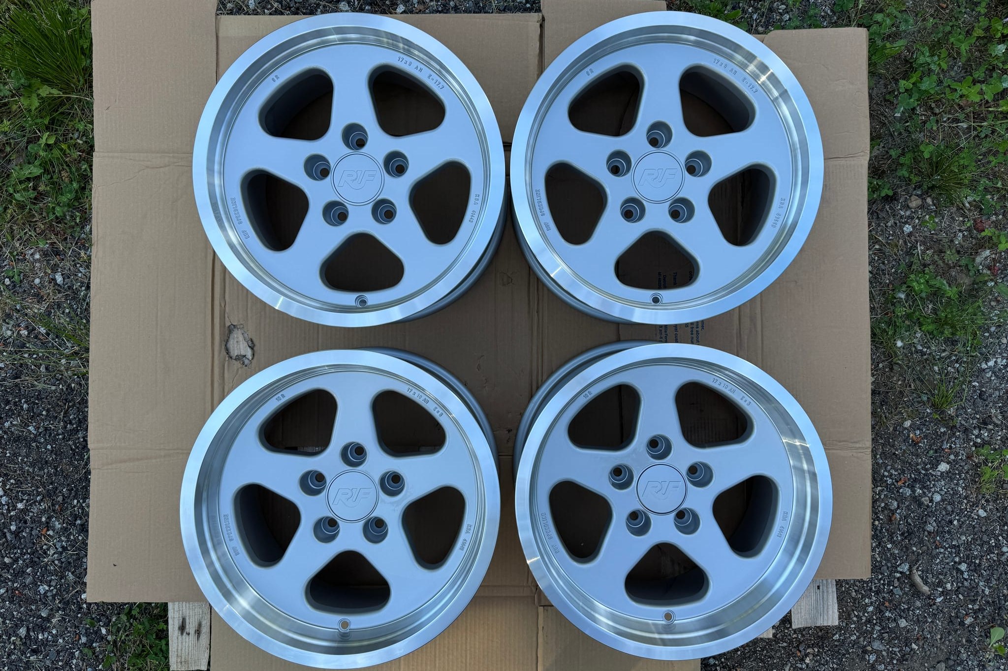 No Reserve: 17×9″ and 17×10″ RUF Wheels by Speedline for Porsche