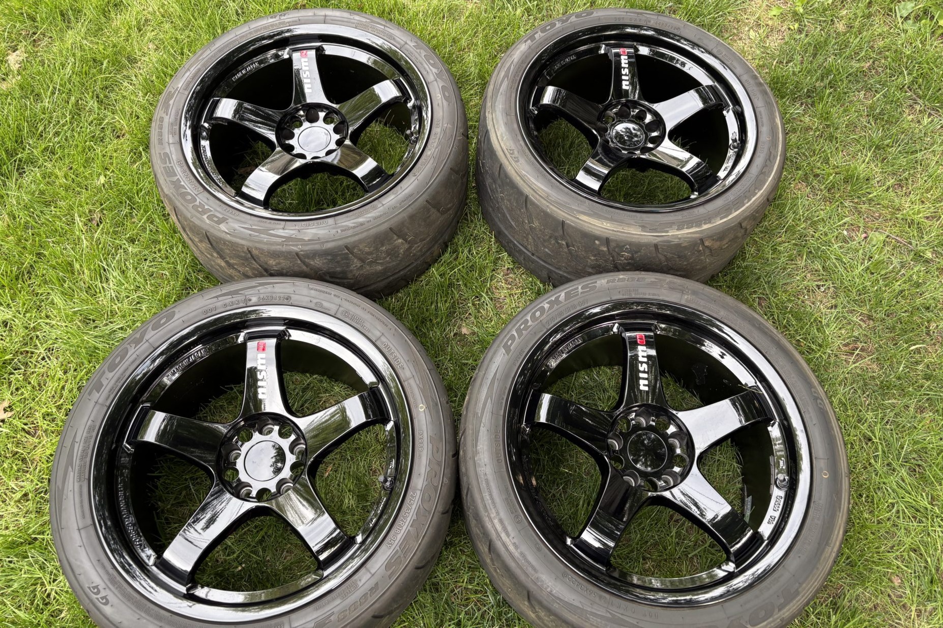 No Reserve: 18×10.5″ Rays Engineering NISMO Omori Spec LMGT4 For GT-R