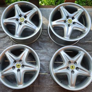 No Reserve: 18×7.5″ and 18×10″ Magnesium Ferrari F355 Wheels by Speedline