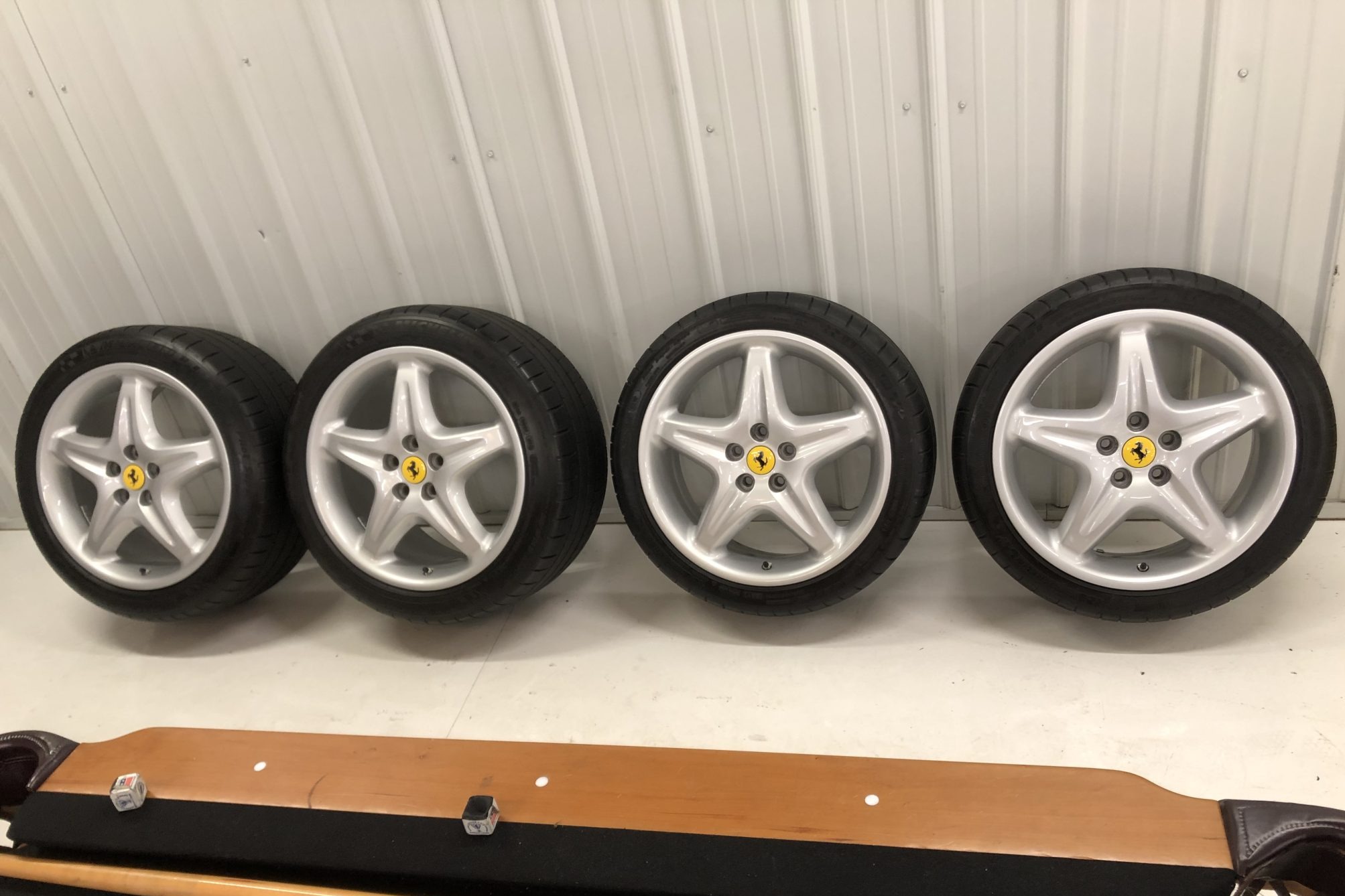 No Reserve: 18×7.5″ and 18×10″ Speedline Wheels for Ferrari F355