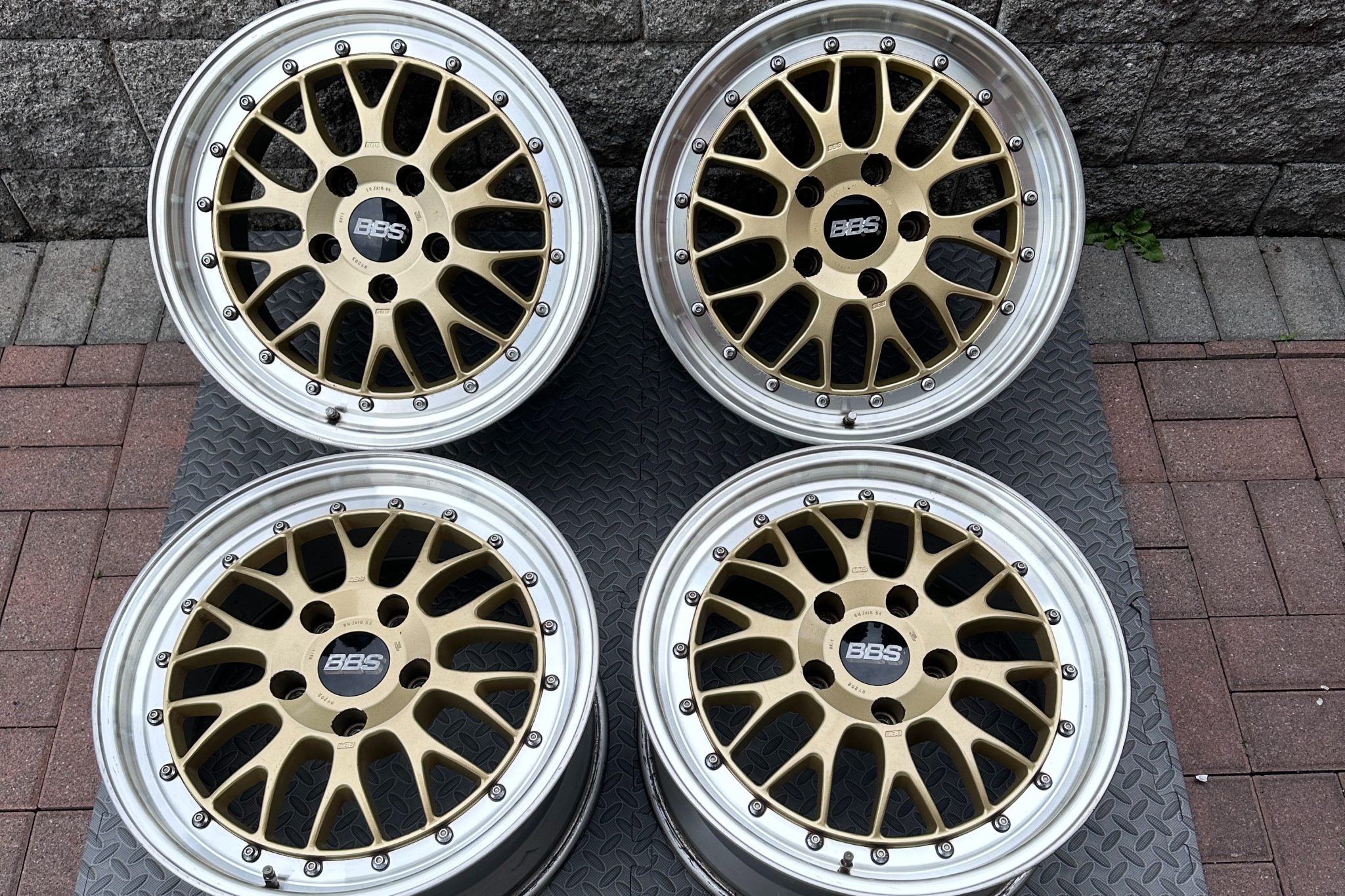 No Reserve: 18×8.5″ and 18×10″ BBS RY Wheels for Porsche