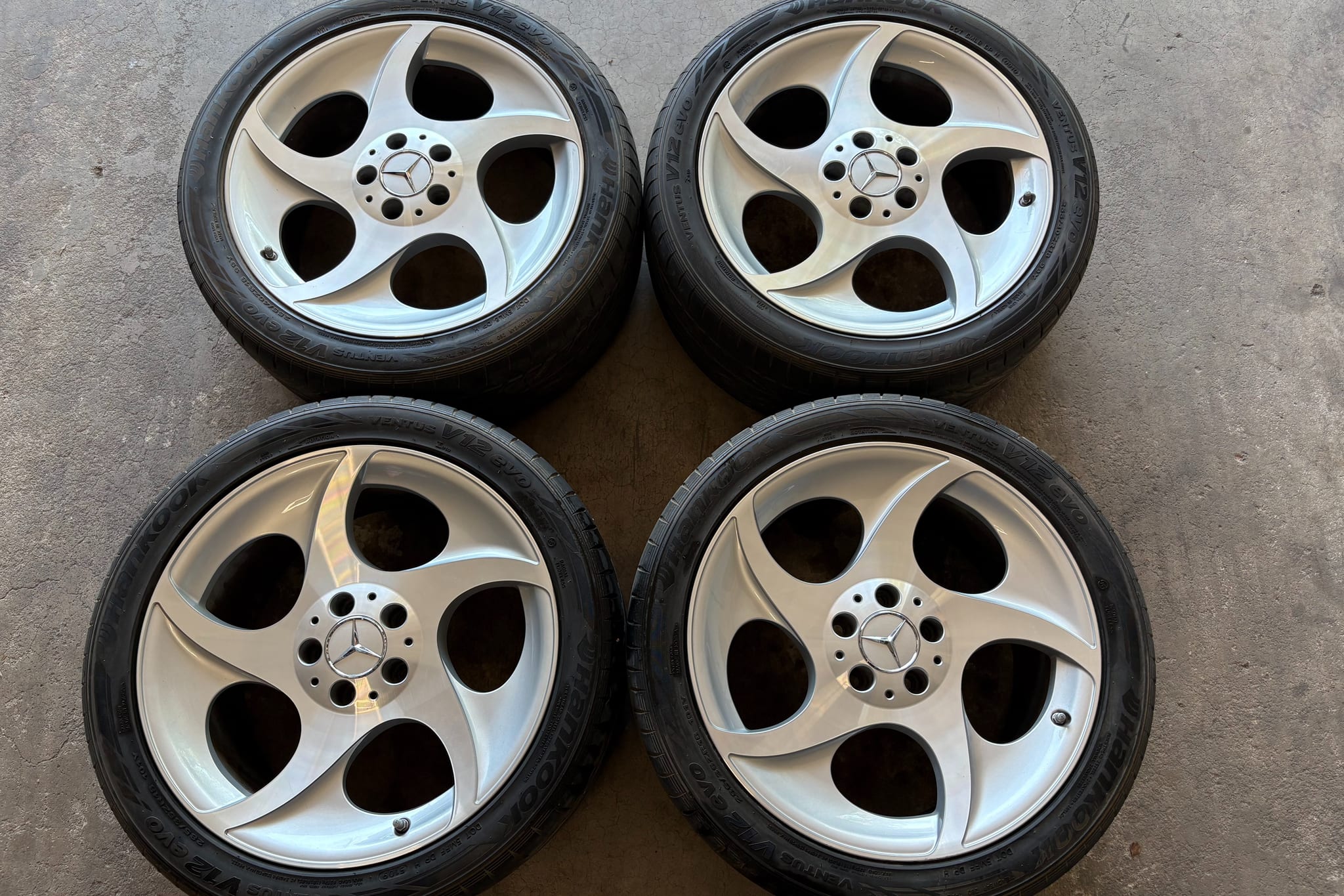 No Reserve: 18×8.5″ and 18×9.5″ Alphard Wheels for Mercedes-Benz