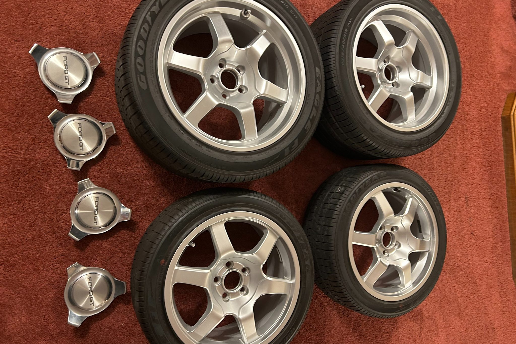 No Reserve: 18×9″ and 19×11.5″ BBS Wheels for Ford GT