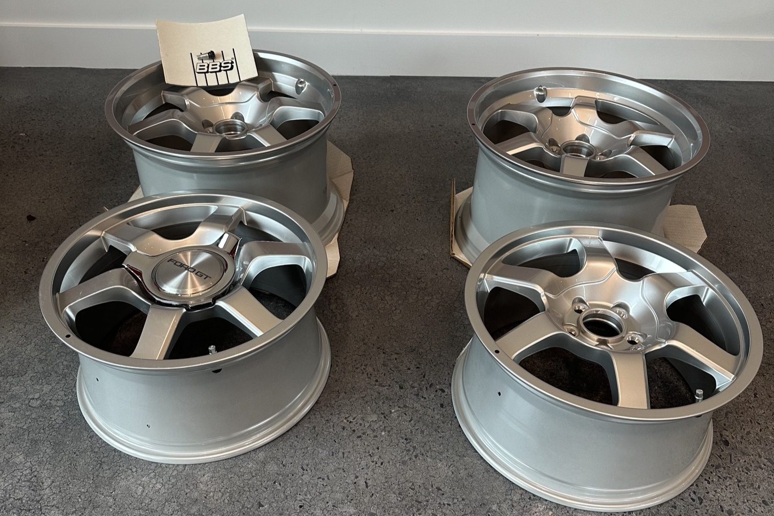 No Reserve: 18×9″ and 19×11.5″ BBS Wheels for Ford GT