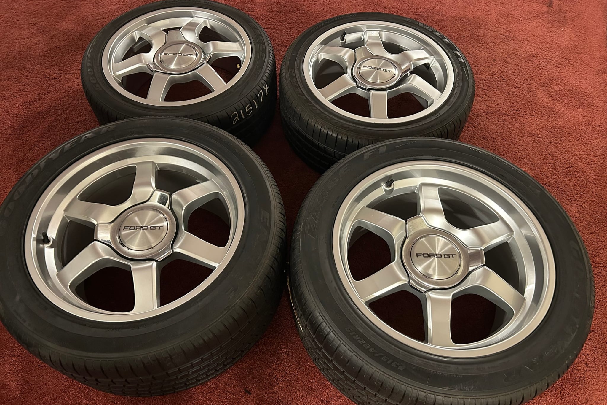 No Reserve: 18×9″ and 19×11.5″ BBS Wheels for Ford GT