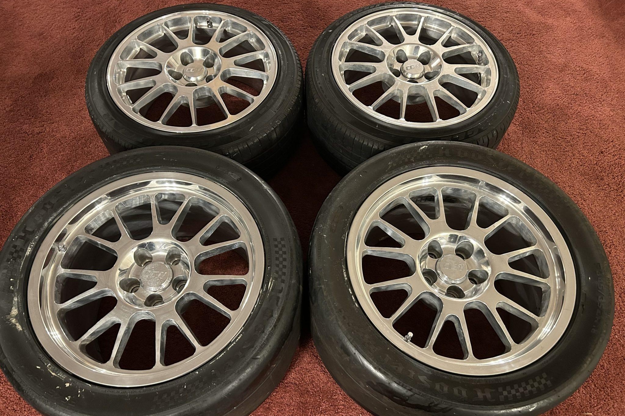 No Reserve: 18″ Complete Custom Wheels for Ford GT