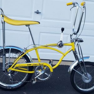 No Reserve: 1971 Schwinn Sting-Ray Lemon Peeler Krate Bicycle