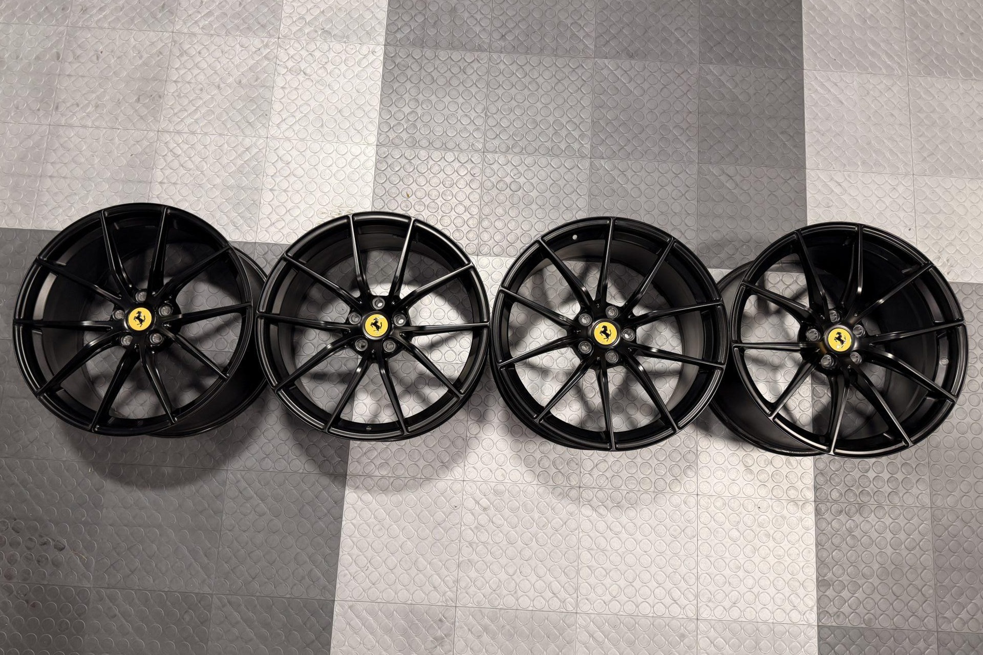 No Reserve: 20×10″ and 20×11.5″ Factory Forged Ferrari 812 Wheels