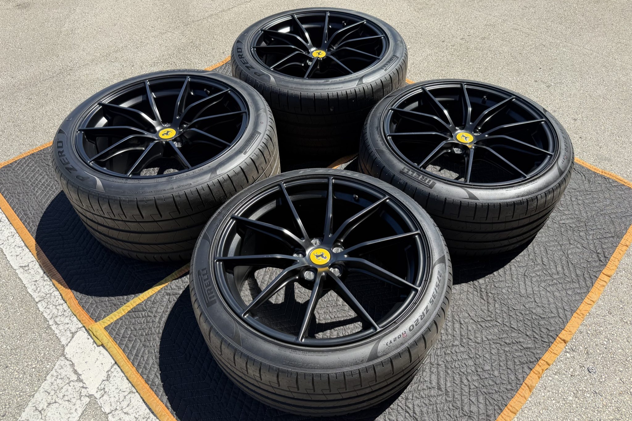 No Reserve: 20×10″ and 20×11.5″ Forged Ferrari 812 Wheels