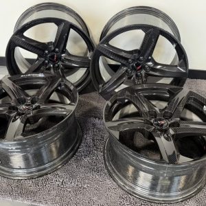 No Reserve: 20×10″ and 21×13″ Carbon-Fiber Wheels for C8 Chevrolet Corvette Z06