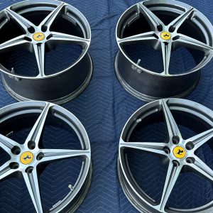 No Reserve: 20×8.5″ and 20×10.5″ Forged Wheels for Ferrari 458