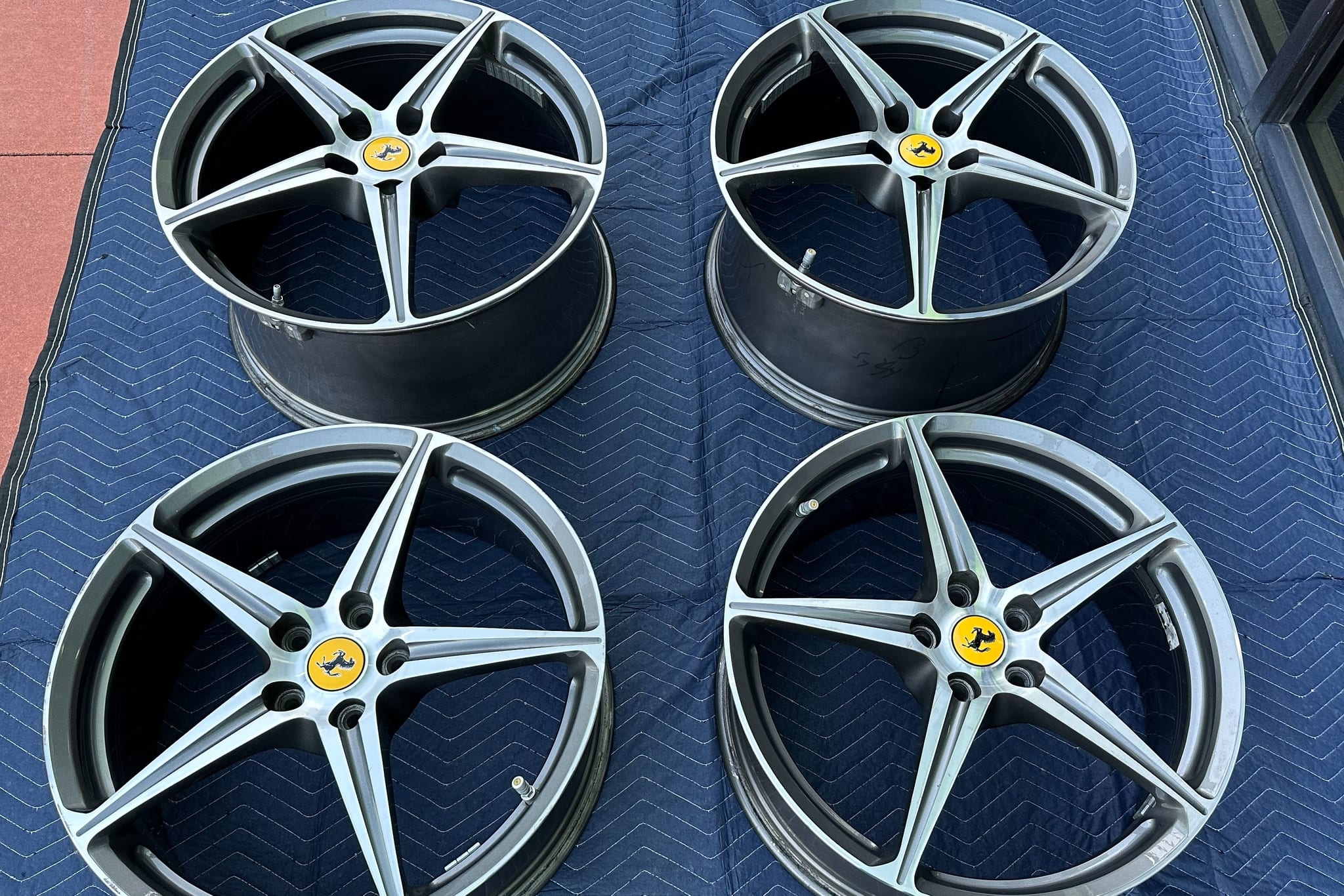 No Reserve: 20×8.5″ and 20×10.5″ Forged Wheels for Ferrari 458