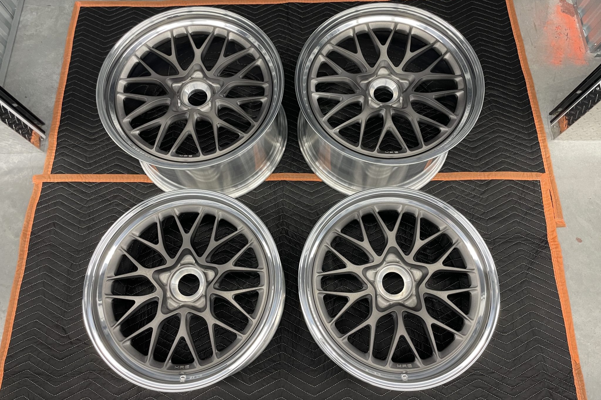 No Reserve: 20×9.5″ and 21×12.5″ HRE 520 Center-Lock Wheels for Porsche 992 GT3