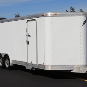 No Reserve: 2000 Featherlite 4926 24′ Enclosed Trailer
