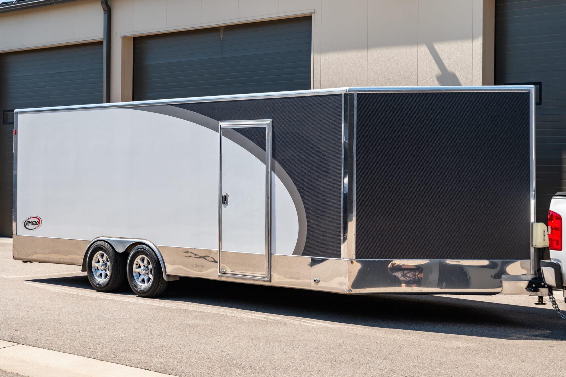 No Reserve: 2012 JIMGLO Enclosed Trailer