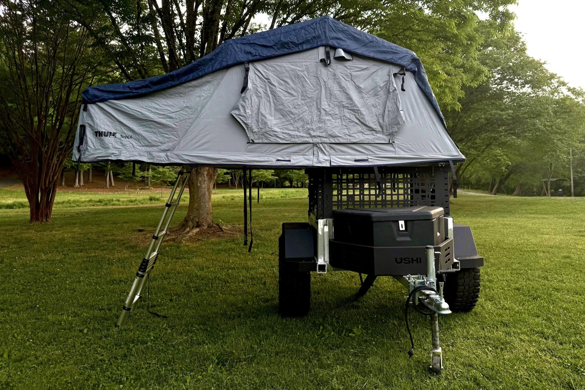 No Reserve: 2024 Ushi Chuck Overland Trailer