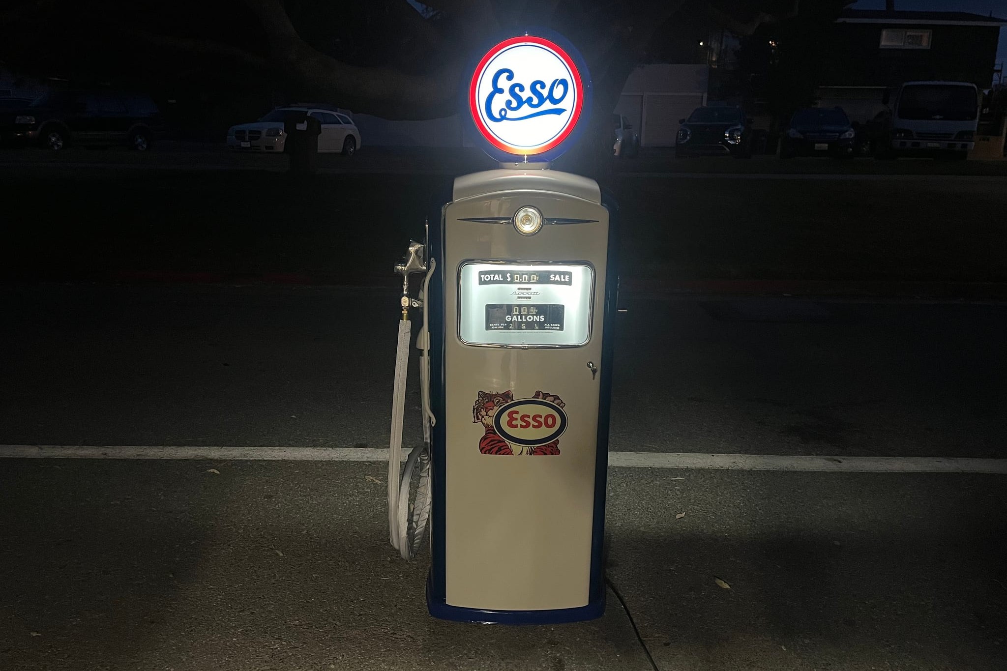 No Reserve: Esso-Branded Bennett Model 966 Gas Pump