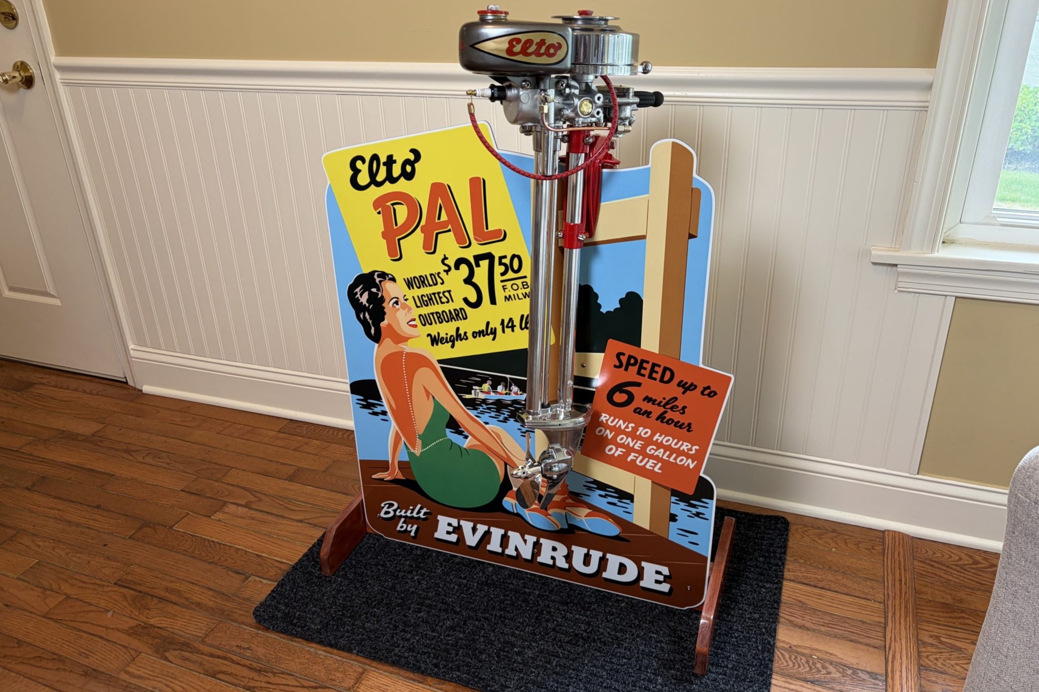No Reserve: Evinrude Elto Pal Outboard