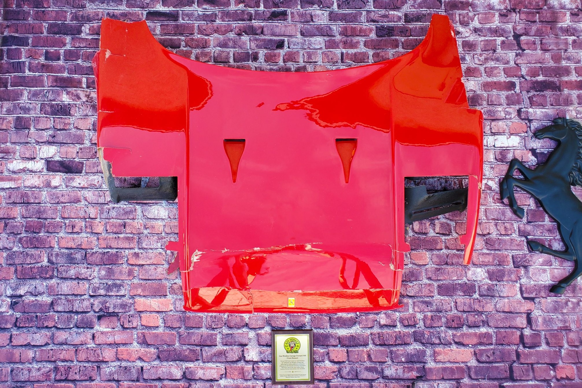 No Reserve: Ex-Gas Monkey Garage Ferrari F40 Front Hood
