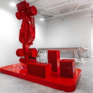 No Reserve: F1 Car-Style Sculpture w/EZ-Hauler Trailer